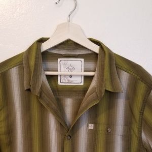 Prana Breath Striped Button Up